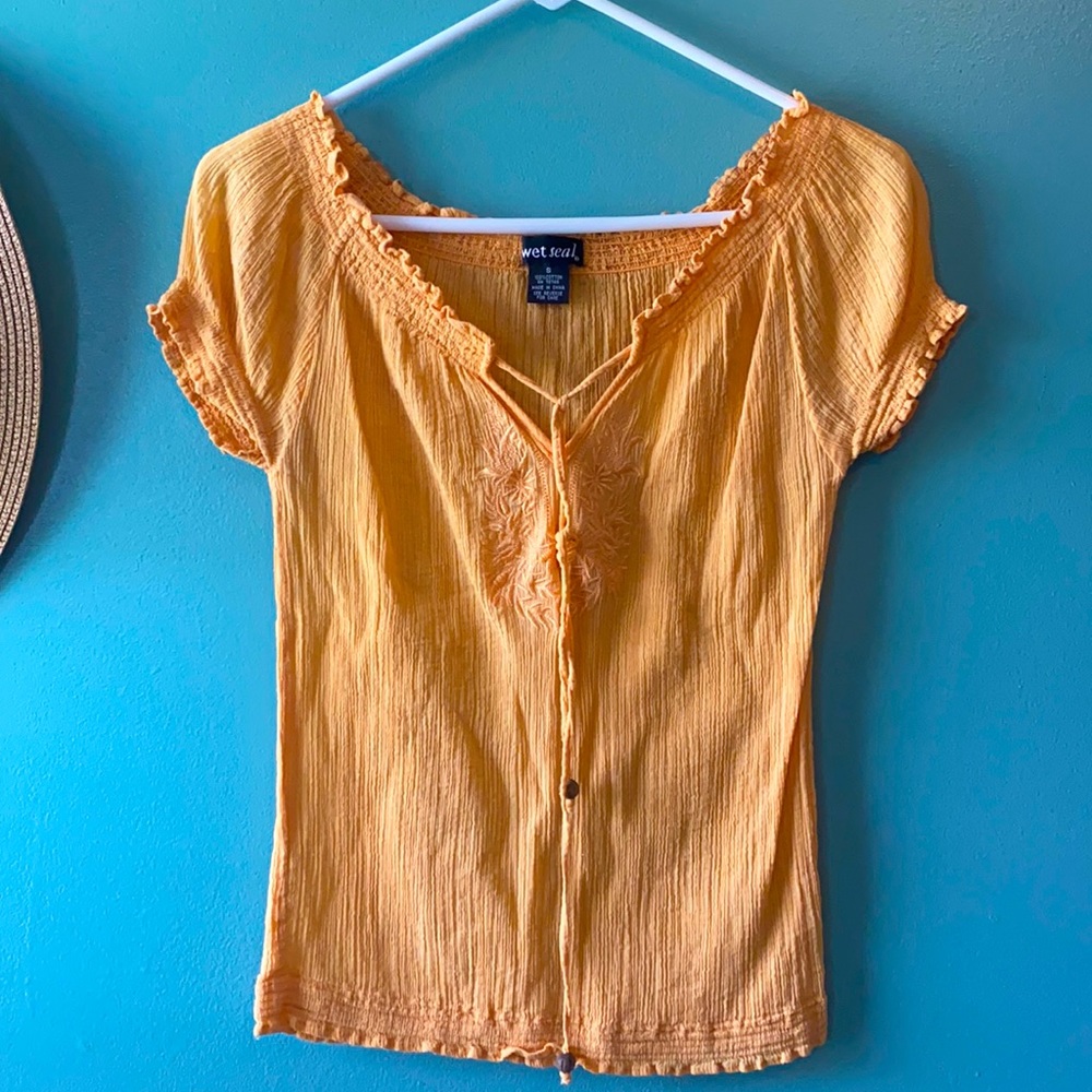 Summer time fun! WET SEAL shirt- darling!!
